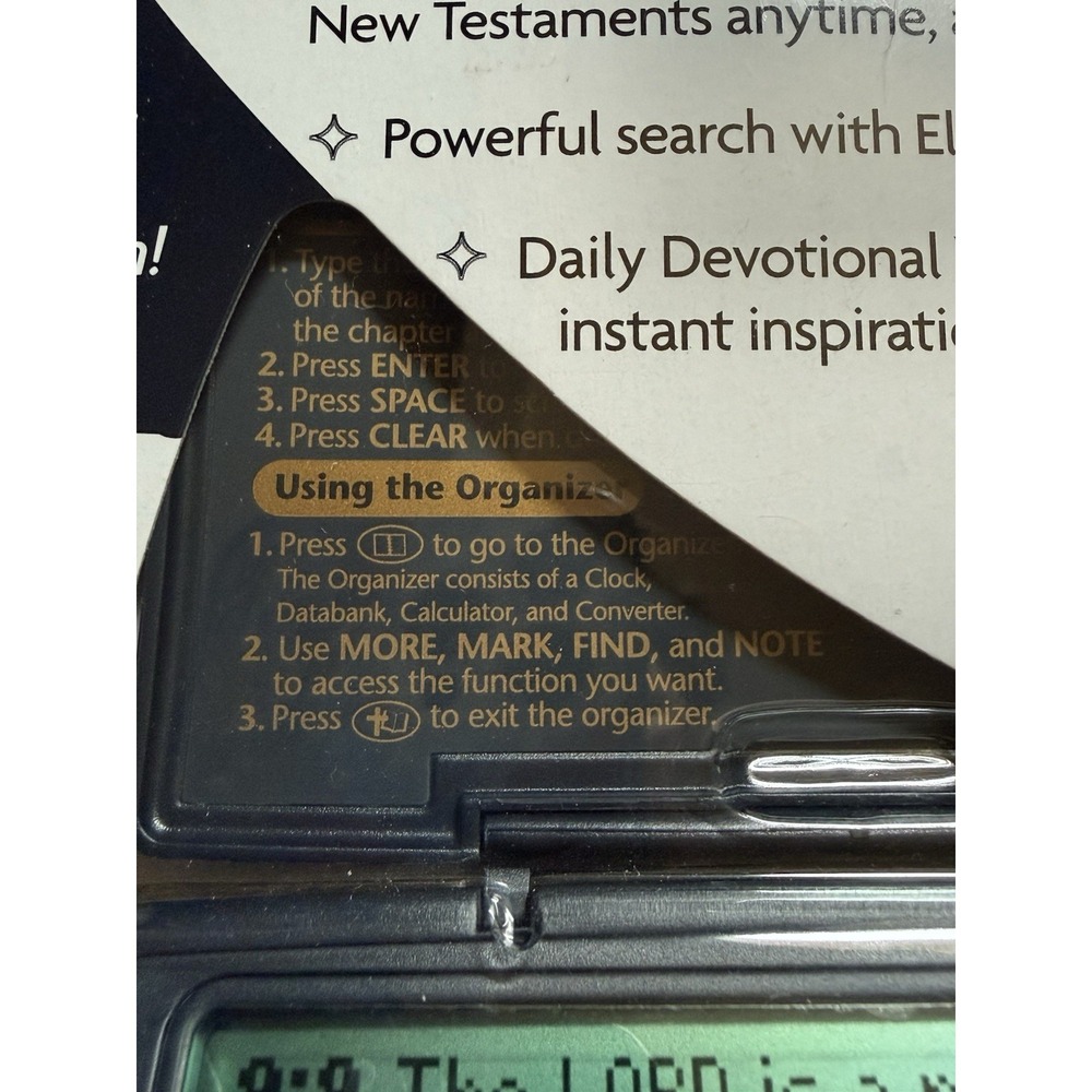 Franklin NIV-450 Holy Bible New International Version New Sealed - Picture 6 of 6